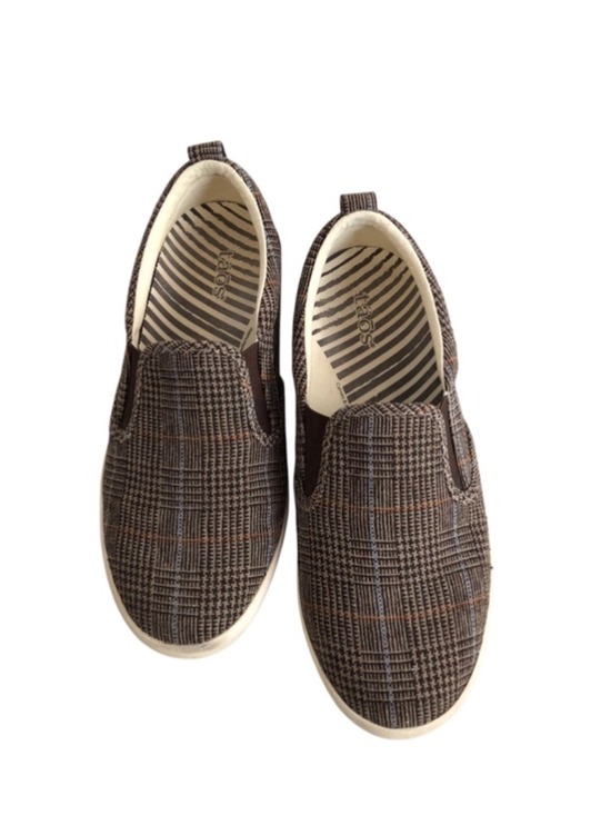 Taos Footwear Shoes - Sz 7 Taos Dandy Slip On Casual Loafers Sneakers Plaid Curves & Pods Girlcore